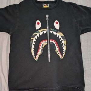 Bape Black Shark Tee